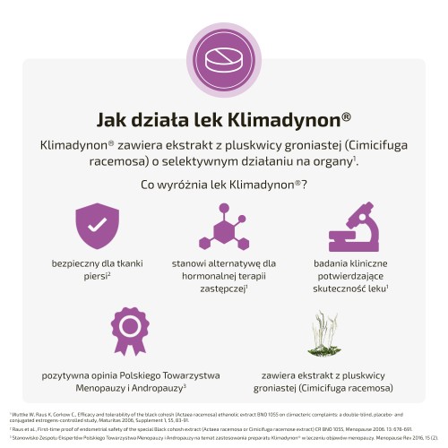 Zdjęcie produktu - 3 Klimadynon, 60 tabletek