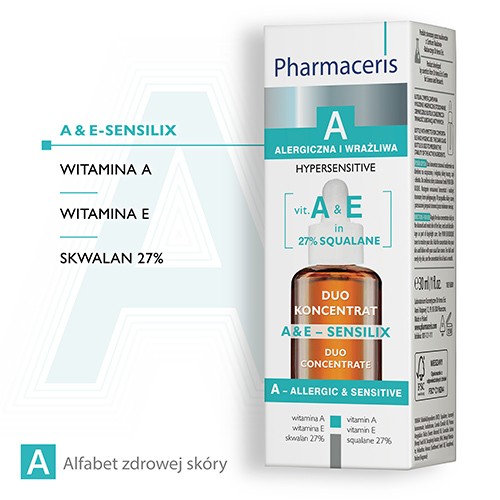Miniaturka artykułu - #1 PHARMACERIS A A&E-SENSILIX duo koncentrat, 30 ml