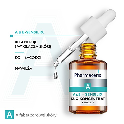 Zdjęcie produktu - 2 PHARMACERIS A A&E-SENSILIX duo koncentrat, 30 ml