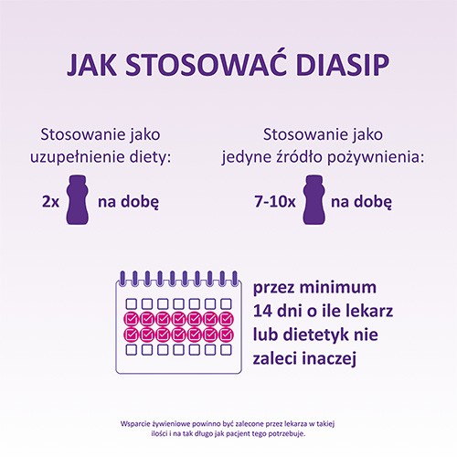 Miniaturka artykułu - #1 Diasip truskawka, 4x200ml