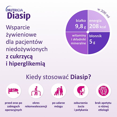 Miniaturka artykułu - #0 Diasip wanilia, 4x200ml