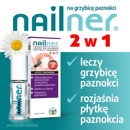 Zdjęcie produktu - 3 Nailner lakier 2 w 1, 5ml