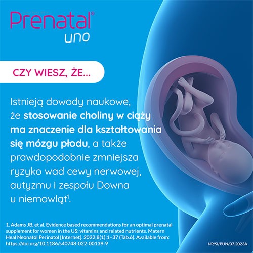 Zdjęcie produktu - 5 Prenatal UNO &ndash; planowanie i 1. trymestr ciąży, 30 kapsułek