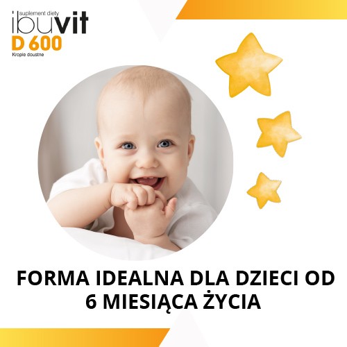 Miniaturka artykułu - #0 Ibuvit D 600 krople doustne - 10 ml