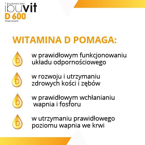 Zdjęcie produktu - 4 Ibuvit D 600 krople doustne - 10 ml