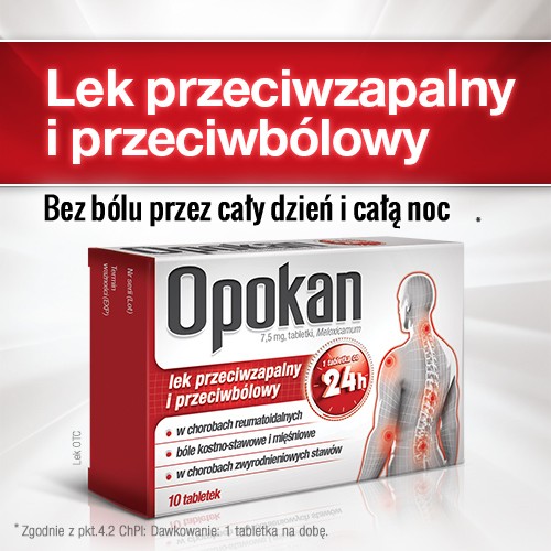 Miniaturka artykułu - #0 Opokan 7,5mg - 10 tabletek