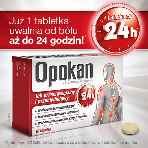 Zdjęcie produktu - 2 Opokan 7,5mg - 10 tabletek