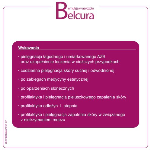 Zdjęcie produktu - 2 BELCURA Emulsja w sprayu do ciała - 125ml