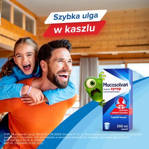 Miniaturka artykułu - #0 Mucosolvan syrop 200ml