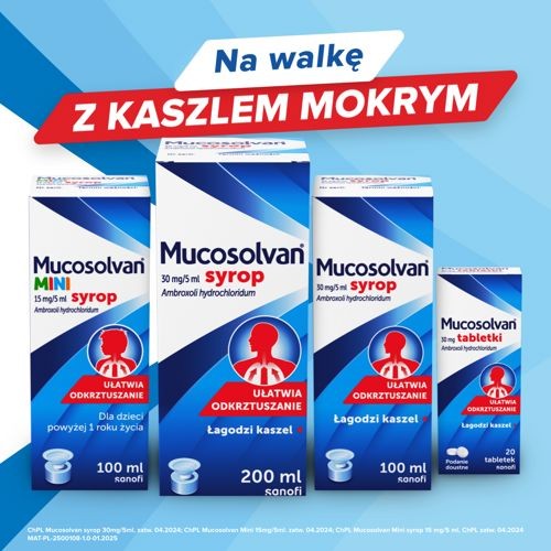 Zdjęcie produktu - 5 Mucosolvan syrop 200ml