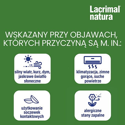 Zdjęcie produktu - 2 Lacrimal natura krople do oczu - 10 ml