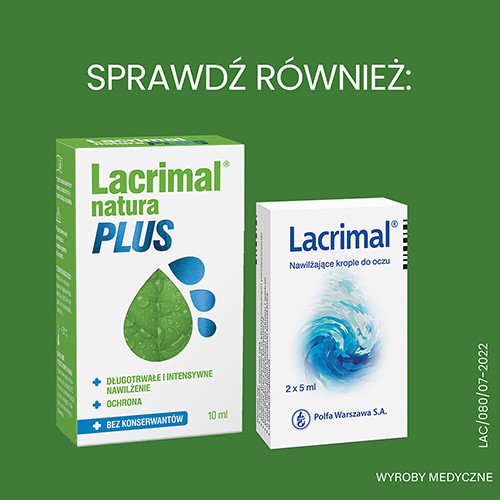 Zdjęcie produktu - 3 Lacrimal natura krople do oczu - 10 ml
