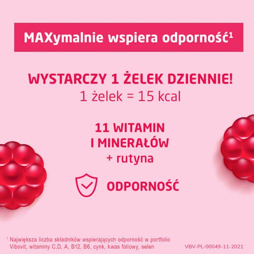 Miniaturka artykułu - #0 Vibovit Max Odporność żelki, 50szt.