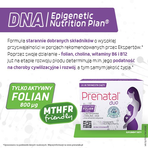 Zdjęcie produktu - 5 Prenatal DUO - witaminy z DHA, laktoferyną i choliną dla kobiet w ciąży (od 13. tygodnia) i karmiących piersią, 60 + 30 kapsułek 