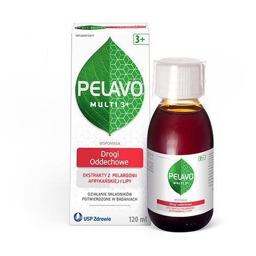 Zdjęcie produktu - 5 Pelavo Multi 3+ Drogi oddechowe i odporność (dawniej przeziębienie i grypa), 120 ml