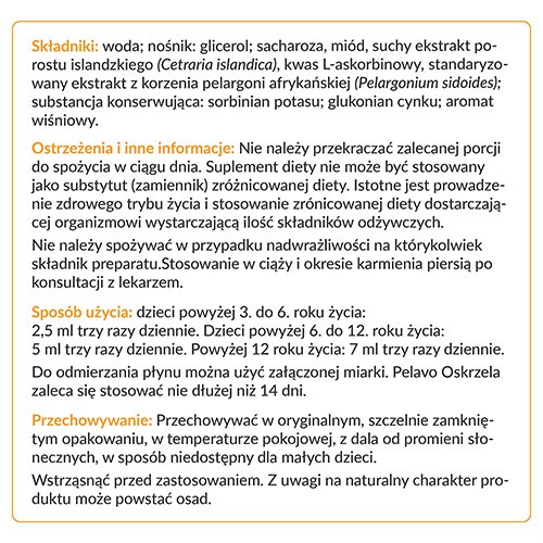 Zdjęcie produktu - 3 Pelavo Oskrzela, gardło, krtań 3+ Syrop z porostem islandzkim, kaszel mokry i suchy, 120 ml