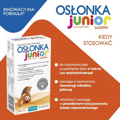 Zdjęcie produktu - 4 Osłonka Junior - 10 saszetek 