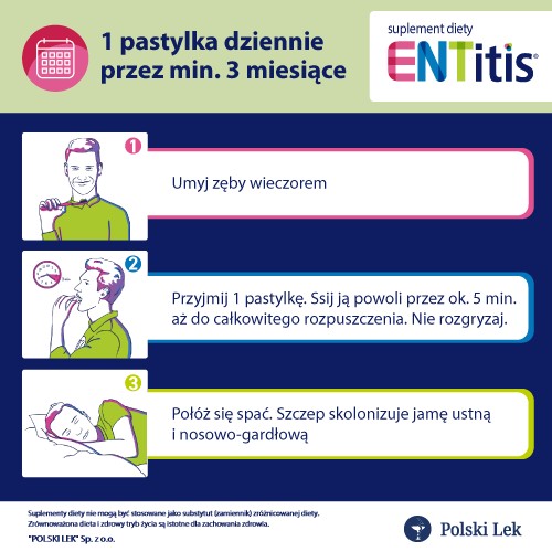 Zdjęcie produktu - 4 ENTitis do ssania miętowy, 30 pastylek