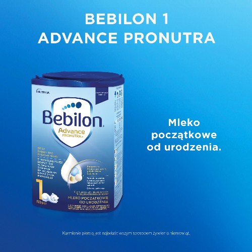 Miniaturka artykułu - #0 Bebilon Advance Pronutra 1 Mleko początkowe od urodzenia, 800 g