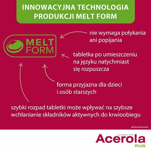 Zdjęcie produktu - 3 Acerola Plus do ssania, 60 tabletek