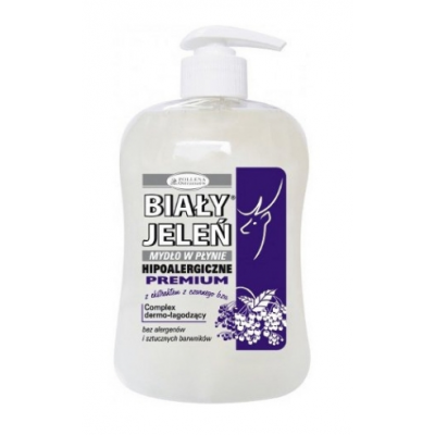 Miniaturka artykułu - #0 BIAŁY JELEŃ PREMIUM Mydło czarny bez - 300 ml