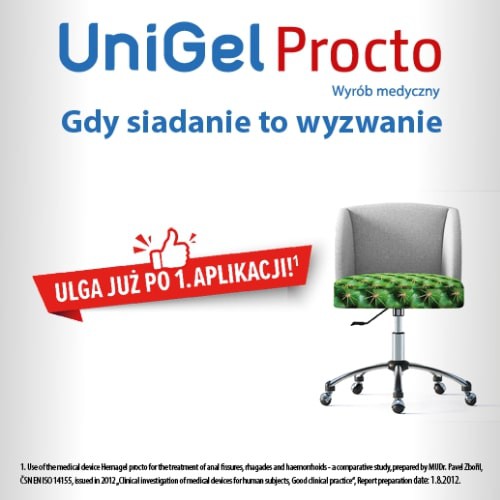 Miniaturka artykułu - #0 UniGel Procto - 5 czopk&oacute;w