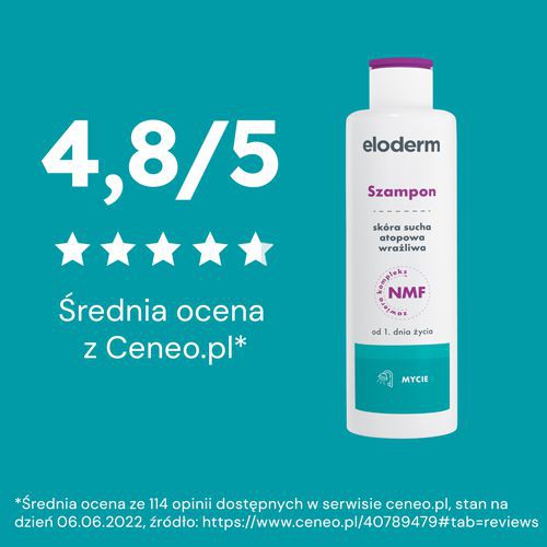 Zdjęcie produktu - 4 ELODERM Szampon - 200 ml 