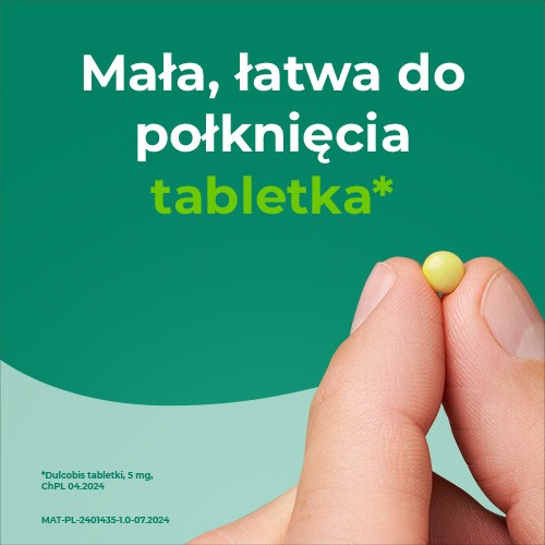 Zdjęcie produktu - 3 Dulcobis 5 mg - Lek na uciążliwe zaparcia - 20 tabletek dojelitowych
