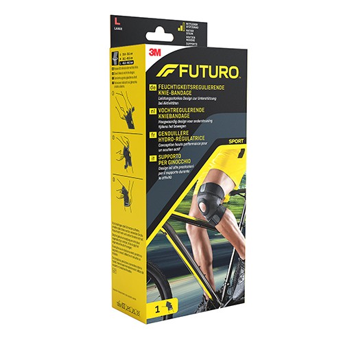 Miniaturka artykułu - #0 FUTURO SPORT Stabilizator kolana z wzmocnieniem rzepki rozmiar L, 1szt.