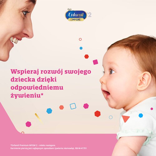 Miniaturka artykułu - #0 Enfamil Premium MFGM 2 Mleko następne powyżej 6. miesiąca życia, 1200 g