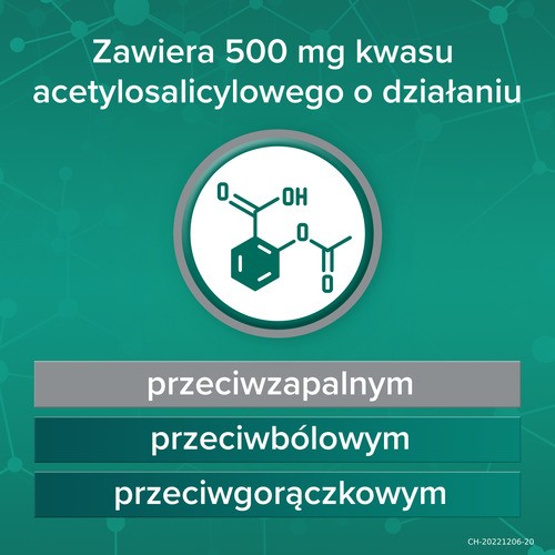 Zdjęcie produktu - 3 Aspirin Pro 500mg - 20 tabletek 