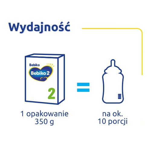 Miniaturka artykułu - #0 Bebiko Extra Care HA 2 Specjalistyczne hipoalergiczne mleko następne powyżej 6. miesiąca życia, 350g