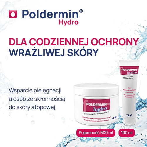 Miniaturka artykułu - #0 Poldermin Hydro Krem nawilżający, 500 ml