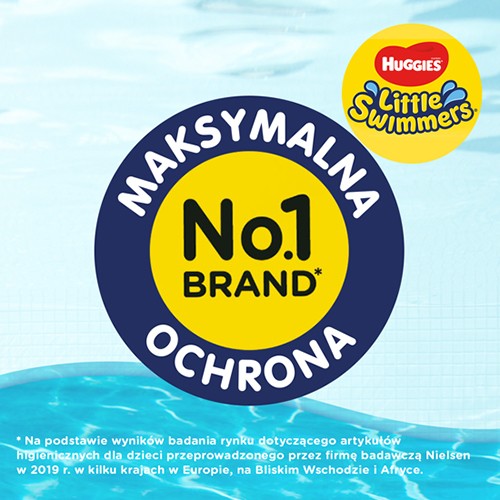 Zdjęcie produktu - 4 Pieluchy do pływania HUGGIES Little Swimmers 3-4  7kg-15kg - 12 sztuk (25537)