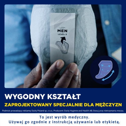 Miniaturka artykułu - #1 TENA MEN Active Fit Level 3, 20szt.