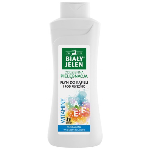 Miniaturka artykułu - #0 BIAŁY JELEŃ Płyn do kąpieli z witaminami - 750 ml