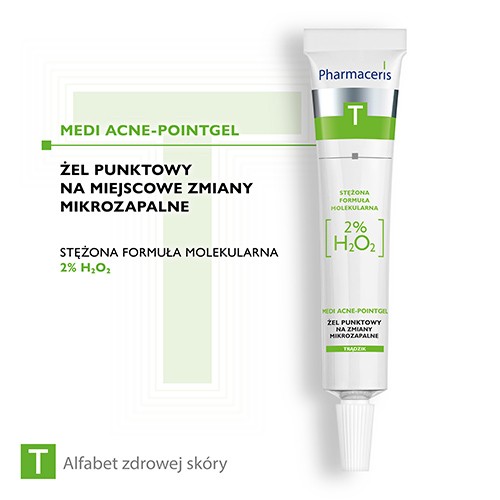 Miniaturka artykułu - #0 PHARMACERIS T MEDI ACNE-POINTGEL Żel punktowy, 10 ml 