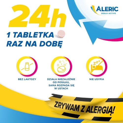 Zdjęcie produktu - 3 Aleric Deslo Active 2,5 mg - 10 tabletek 