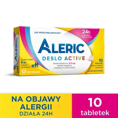 #0 – Aleric Deslo Active 2,5 mg, 10 tabletek
