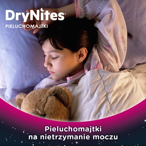Miniaturka artykułu - #0 HUGGIES DRYNITES GIRLS 4-7 LAT (13-30kg) pieluchomajtki, 10 szt.