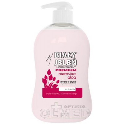 Zdjęcie produktu - 0 BIAŁY JELEŃ Mydło w płynie PREMIUM Gł&oacute;g - 500 ml 26380