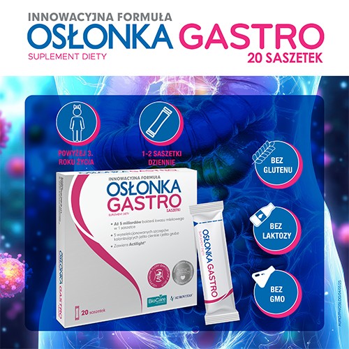 Miniaturka artykułu - #1 Osłonka Gastro - 20 saszetek