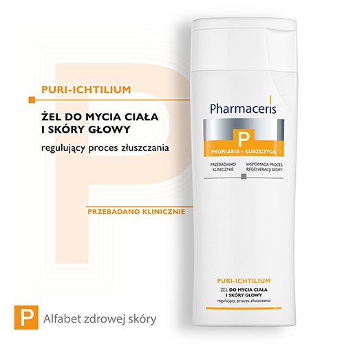 Miniaturka artykułu - #0 PHARMACERIS P Puri-Ichtilium Żel do mycia ciała i sk&oacute;ry głowy, 250ml