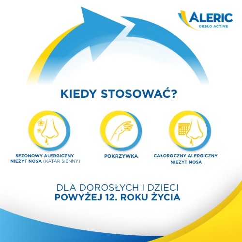Zdjęcie produktu - 2 Aleric Deslo Active 5 mg - 10 tabletek 