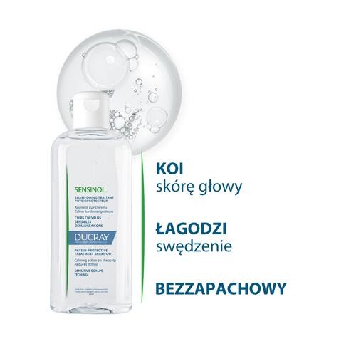 Miniaturka artykułu - #1 DUCRAY SENSINOL Szampon ochrona fizjologiczna, 200ml