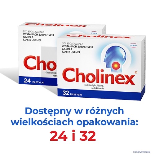 Zdjęcie produktu - 5 Cholinex, 32 pastylki do ssania