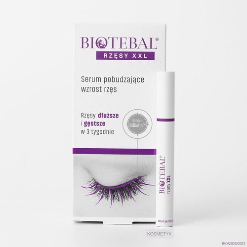 Miniaturka artykułu - #0 Biotebal rzęsy XXL Serum pobudzające wzrost rzęs, 3 ml