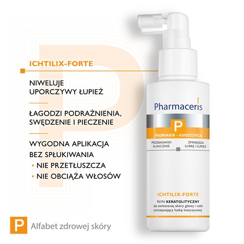 Zdjęcie produktu - 2 PHARMACERIS P ICHTILIX FORTE Płyn keratolityczny, 125ml