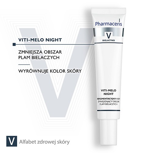 #3 – PHARMACERIS V VITI-MELO NIGHT Krem repigmentacyjny, 40 ml
