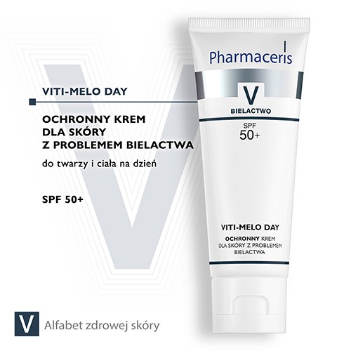 Miniaturka artykułu - #0 PHARMACERIS V VITI MELO DAY SPF50+ Krem, 75 ml 
